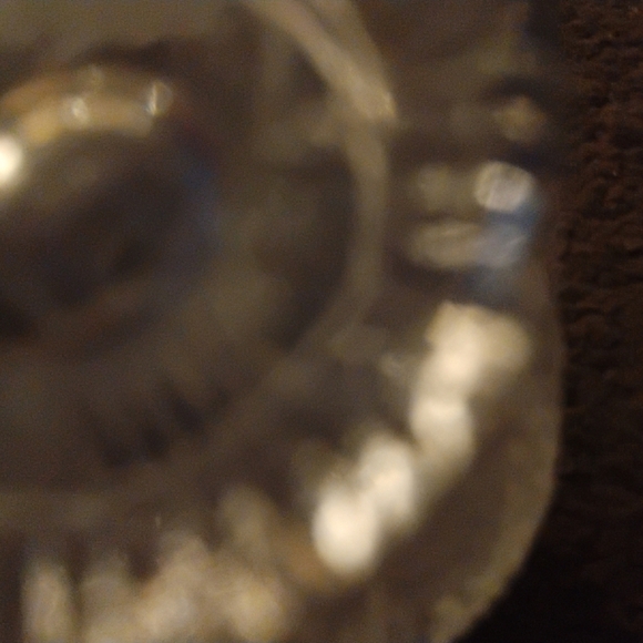 VINTAGE ADAM GLASS/  CRYSTAL EMPTY PERFUME BOTTLE,  MADE IN  ITALY! - Picture 13 of 14